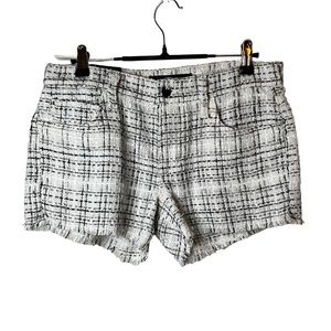 NWT Joe’s Jeans White/black Plaid Shorts. Size: 26